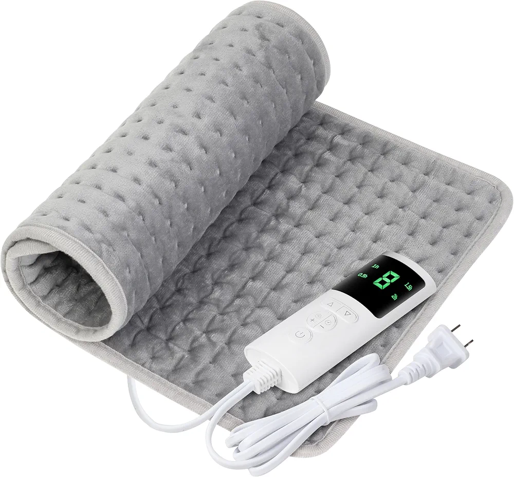 2024 “Warm Sunshine” Heating Pad for Back, Cramps, Abdomen, Knee and Leg Pain Relief, FSA HSA Safe Eligible, Mothers Day Gifts, Auto-Off, Machine Washable, Moist Dry Heat Options, XL 12"x24"