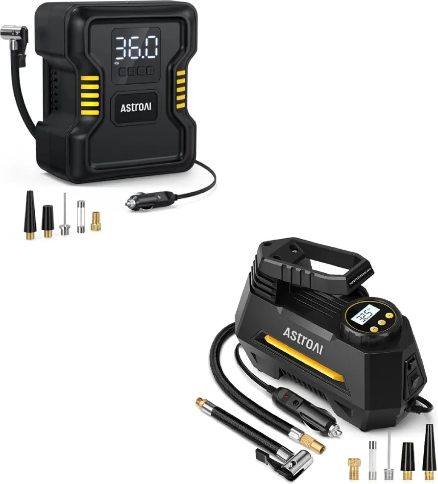 AstroAI 150PSI & 100 PSI Tire Inflator Air Compressor Portable