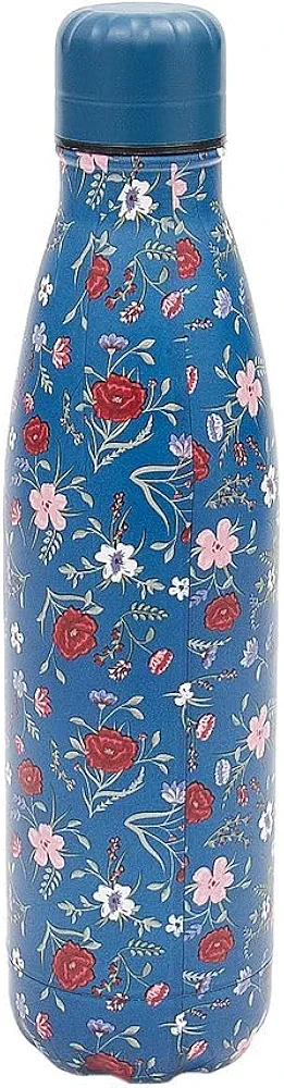 ECO CHIC Travel Insulated Bottle - LFGB Certified & BPA Free - Stainless Steel Thermal Bottle - Flask with Leakproof Lid - Double Walled Water Bottle