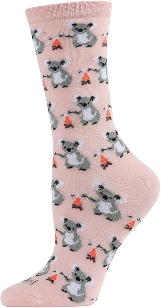 MeMoi Camping Koalas Rayan Blend Crew Socks