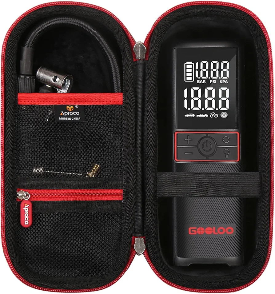 Aproca Portable Hard Storage Case, for GOOLOO GT160 Tire Inflator Portable Air Compressor and Accessories (Case Only)