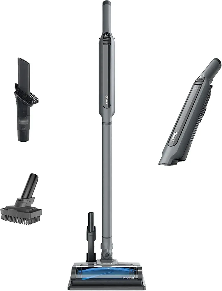 Shark WS620 Wandvac System Ultra-Lightweight Powerful Cordless Stick Vacuum with Boost Mode, Charging Dock, Graphite