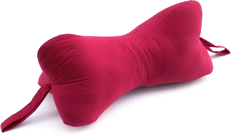 Pillows in Poly Cotton, Zipper Access for Comfort Adjustme - Choose Color (Red)