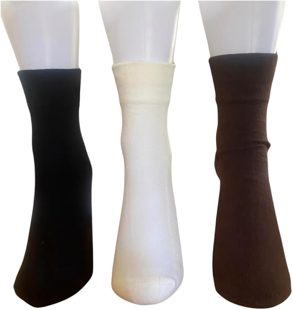 Legale Ladies Pillow Sole Comfort Top Anklet Socks 3Pack