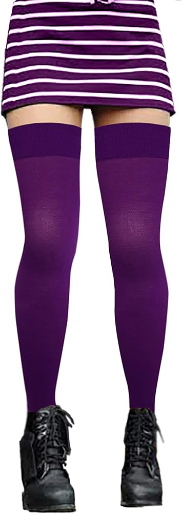 SUMONA Women Thigh High Opaque Trouser Socks