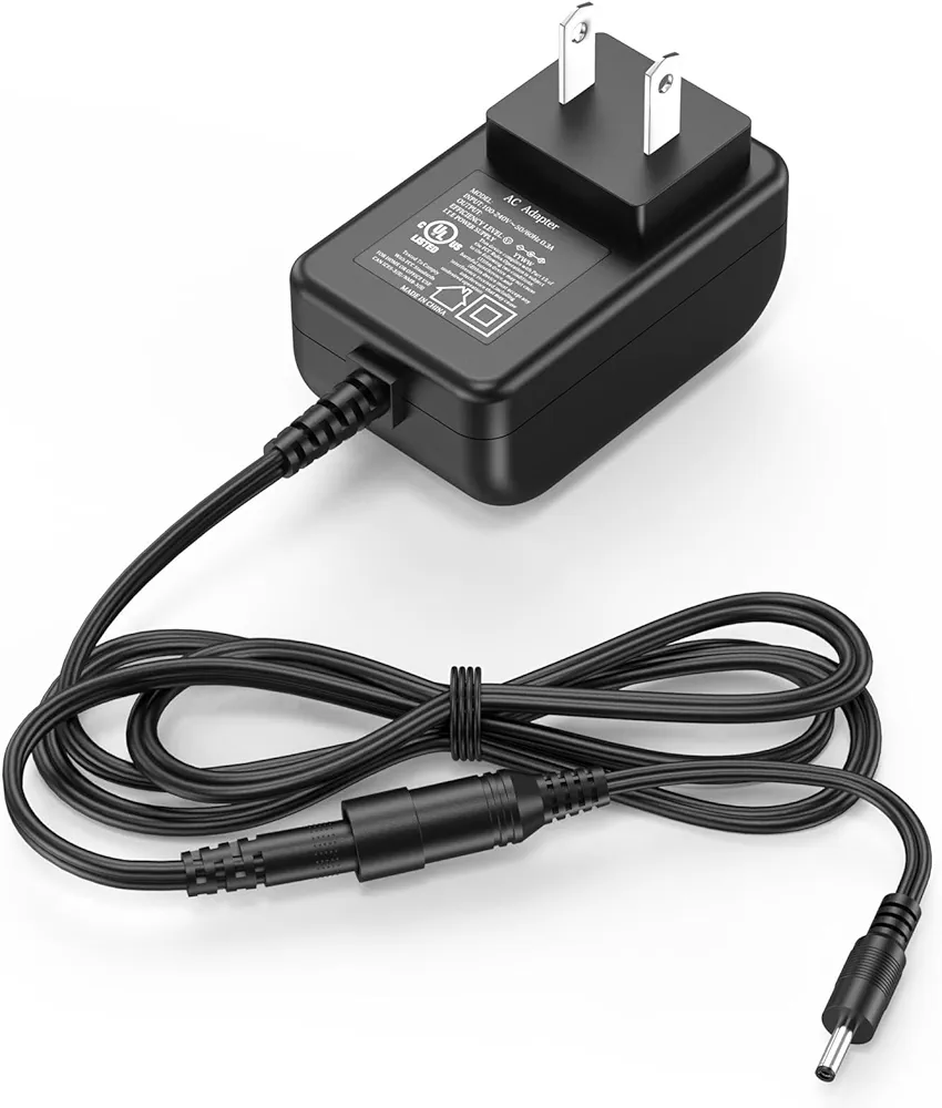 12V Charger Power Cord for Bullseye Pro Max Digital Tire Inflator Bulls Eye Pressure Gauge Air Li-ion 11.1VDC 1500mAh 11.1V 2000mAh 1745-BAT 9475B-BAT AC DC Power Adapter Supply Battery Charging Plug