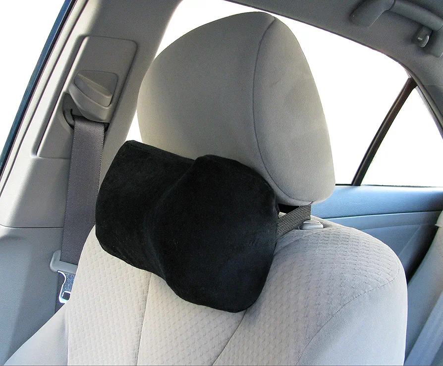 Car Neck Pillow (Soft Version)- Neck Pillow; Car Pillow; Memory Foam Neck Pillow; Neck Rest Pillow; Car Neck Pillow (Color: Black)