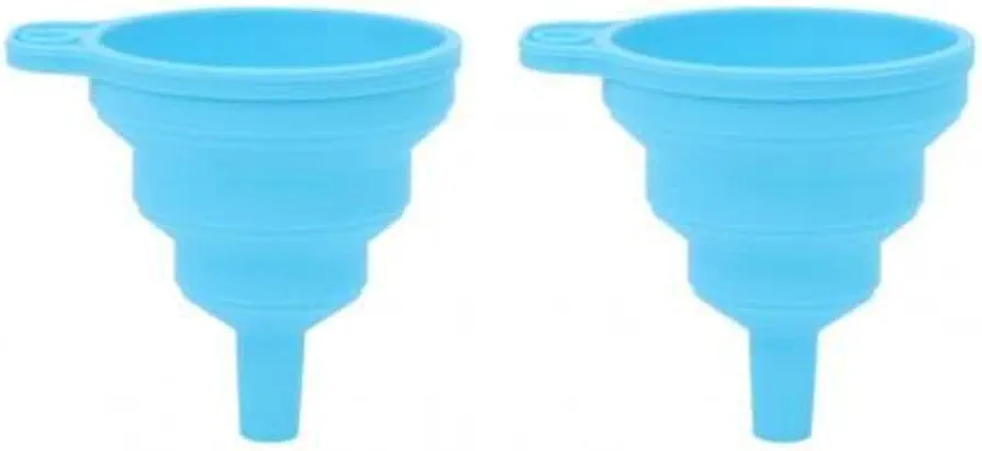 Silicone Collapsible Heat Resistant Funnels Oil (Grey)