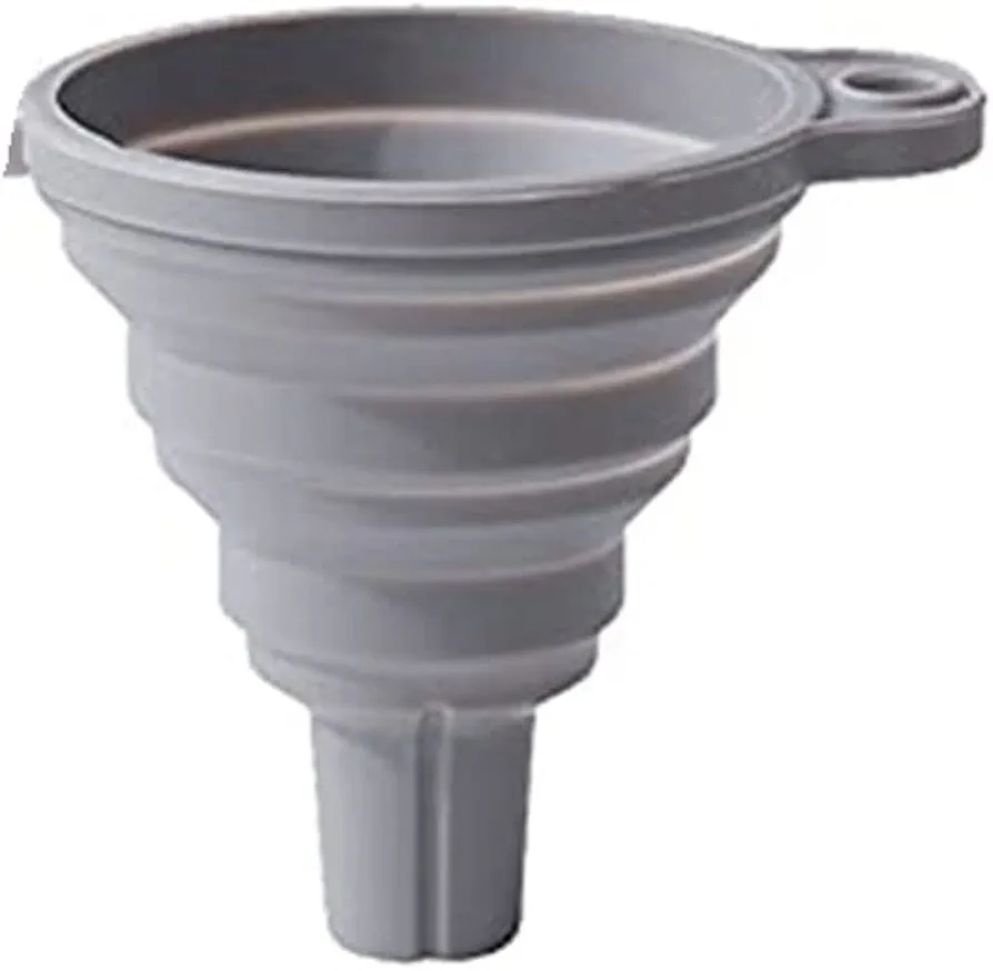 Funnel Silicone Collapsible Funnel 2-Piece Kitchen Tool Set Collapsible Funnel Suitable for Water Bottle Liquid Transfer Funnels
