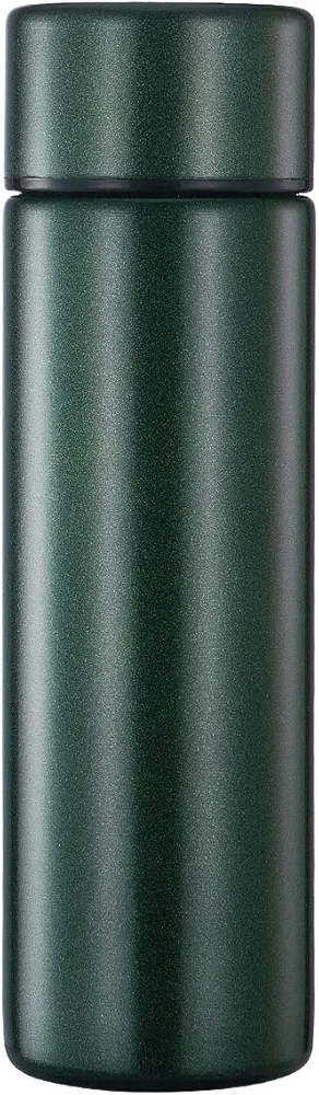 Cute Thermos Water Bottle - 5 Oz Mini Insulated Stainless Steel Bottle - Keeps Cold for 12 hours, Hot for 6 hours, Perfect for Purse or Kids Lunch Bag (Emerald Green)