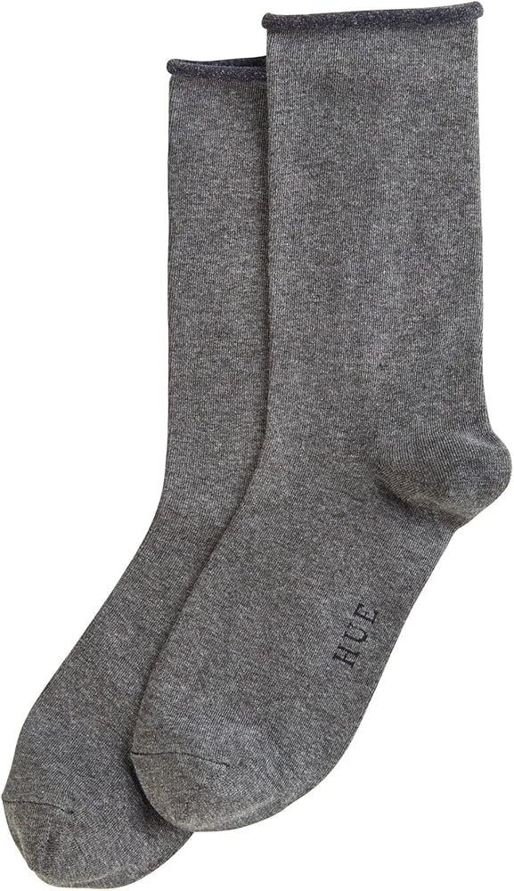 Hue Women's Jeans Sock 6487 O/S Graphite Heather