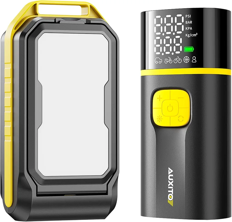 AUXITO A502 Tire Inflator Portable Air Compressor & AUXITO Jump Starter 7000A Portable Car Battery Jumper