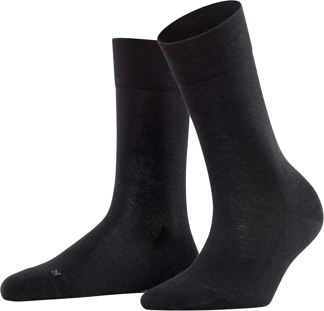FALKE Women's Sensitive London Socks, Wide Top, Skin-Friendly, Great for Diabetics, Flat Seams, Breathable, Cotton