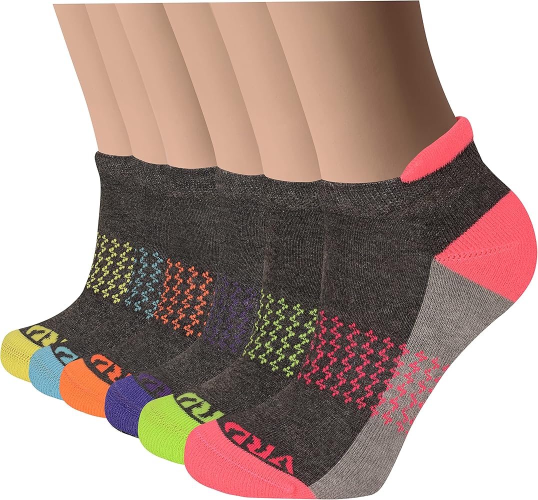 Bamboo Womens Ankle Socks, 6 Pack, Low Cut Socks for Women, Womens Running Socks, Christmas Gift for Women Socks Size 5-10