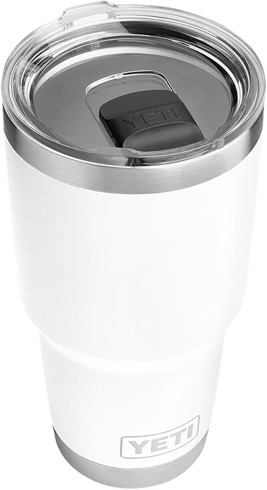YETI Rambler 30 oz Stainless Steel Vacuum Insulated Tumbler w/MagSlider Lid, White