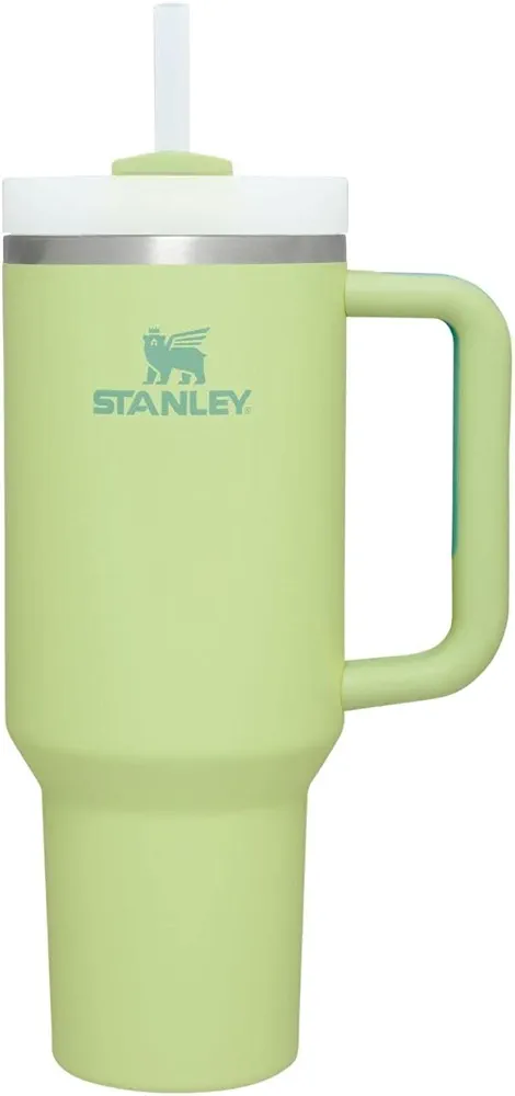 Stanley Quencher H2.0 FlowState Stainless Steel Vacuum Insulated Tumbler with Lid and Straw for Water, Iced Tea or Coffee, Smoothie and More, Citron, 40 oz