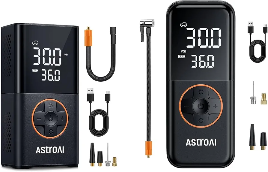 AstroAI Tire Inflator Portable Air Compressor Cordless Bike Pump