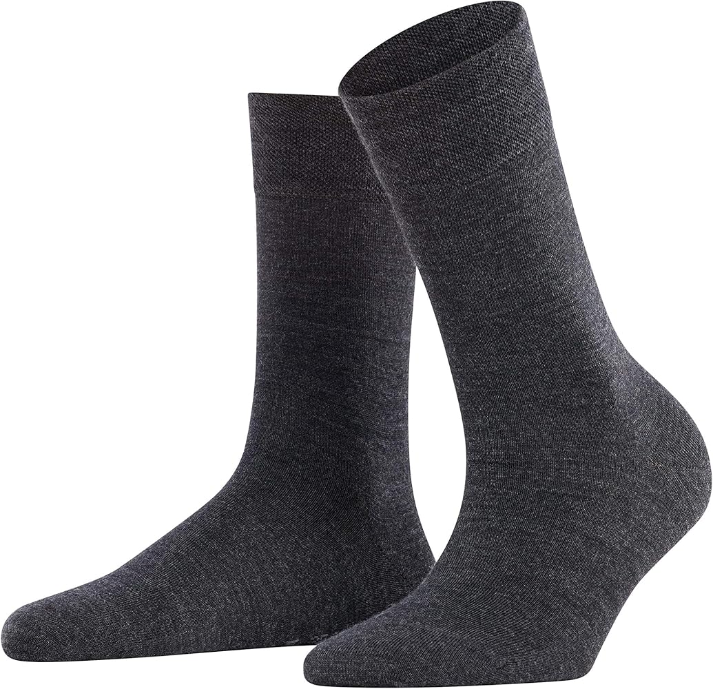 FALKE Women's Sensitive Berlin Wool Cotton with Soft Tops 1 Pair