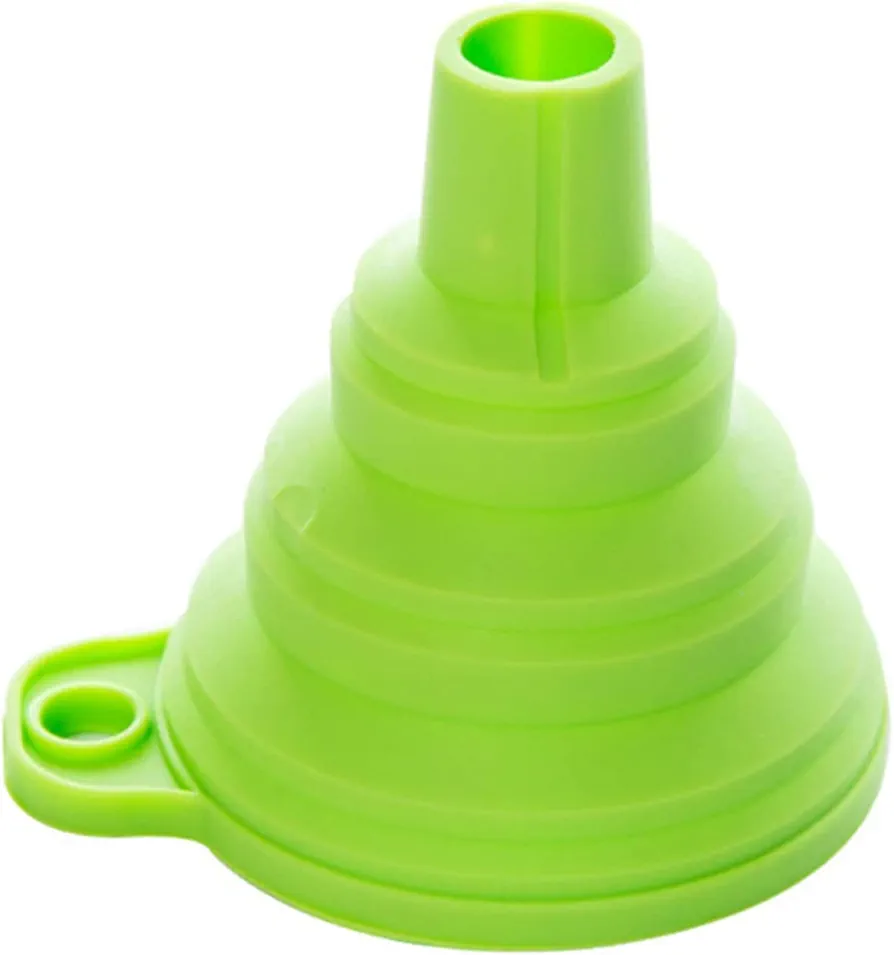 JTLB Kitchen Silicone Funnel Food Grade Silicone Foldable Funnel for Water Bottle Liquid Transfer (Product Colors are Shipped Randomly)
