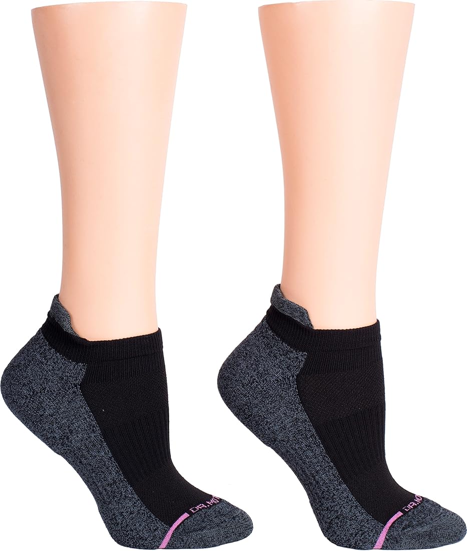 Dr. Motion womens 2pk Compression Low Cut Socks