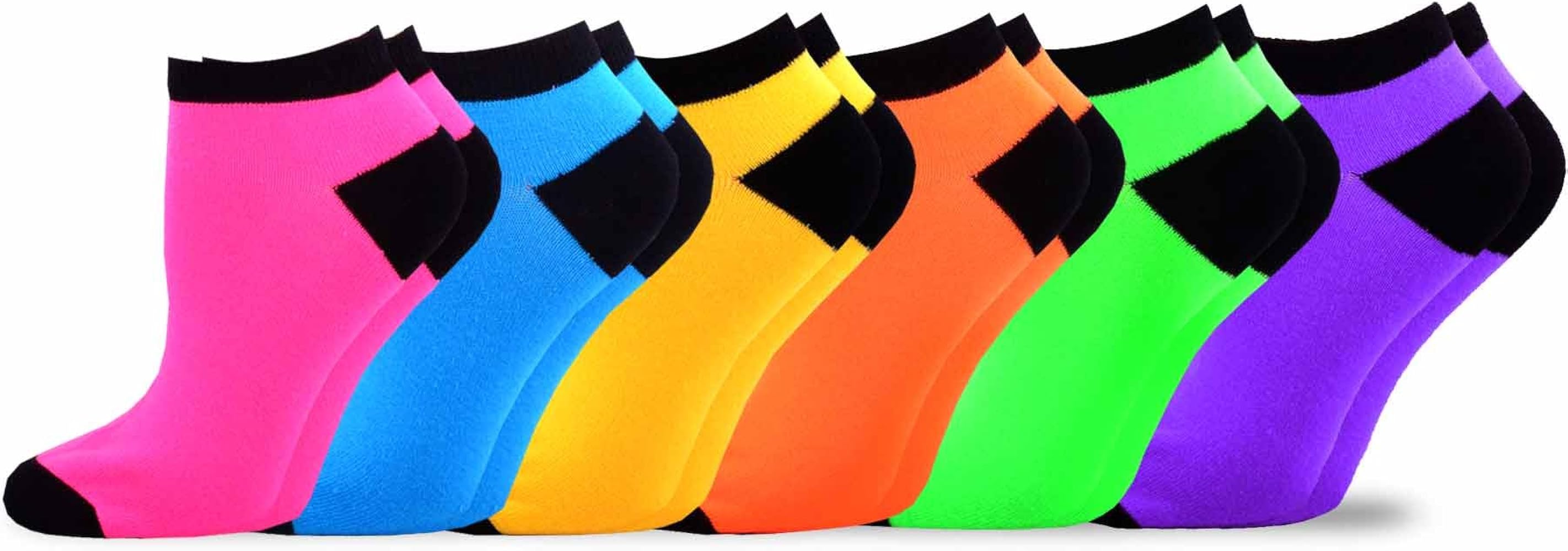 Cute Colorful Low Cut Ankle Socks for Women Girls 9-11 Cotton Acrylic Novelty 6 Pairs Socks Gift for Her School