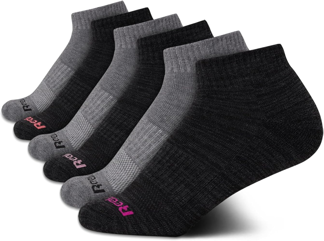 Reebok Women's Comfort Cushioned Athletic Quarter Cut Socks (6 Pack)
