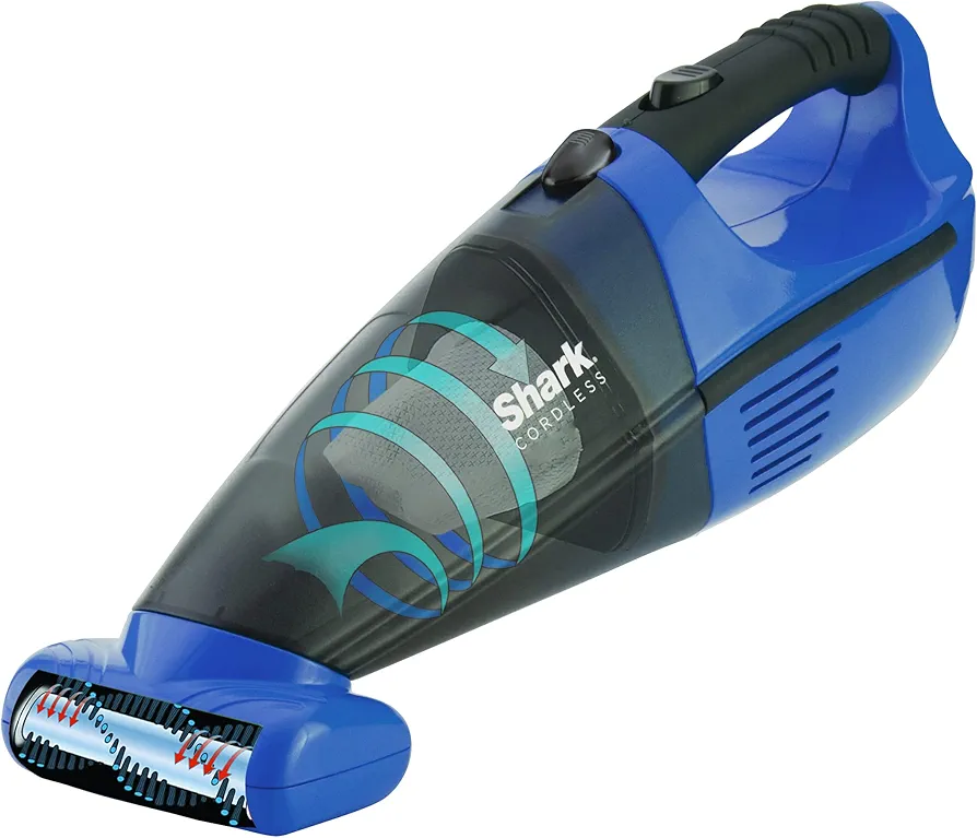 Shark Pet-Perfect Cordless Bagless Portable Hand Vacuum for Carpet and Hard Floor with Rechargeable 15.6V Battery (SV75Z), Gray