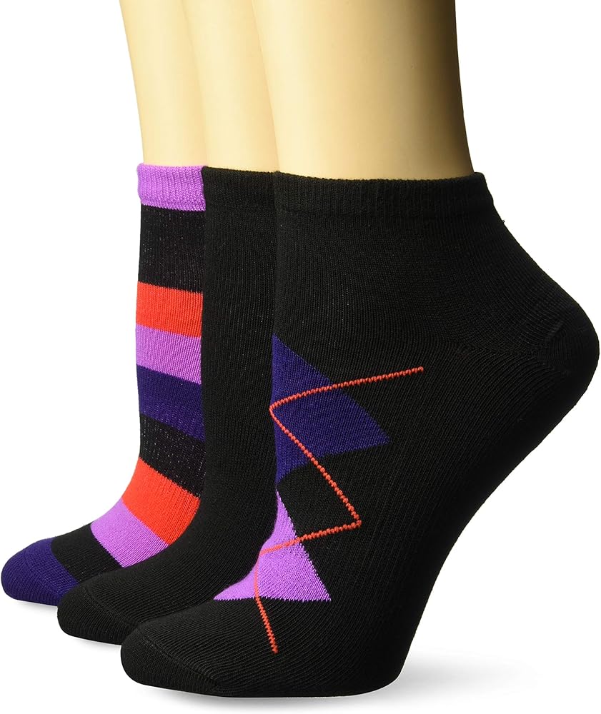 Hanes Women's Comfortfit Lightweight Low Cut Socks 3-Pack