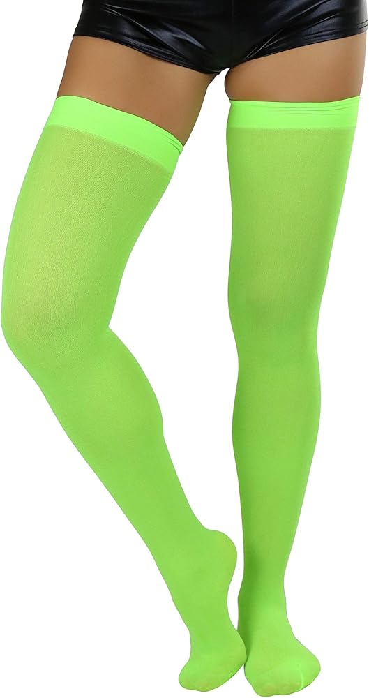 ToBeInStyle Women's Nylon Thigh High Schoolgirl Opaque Stockings