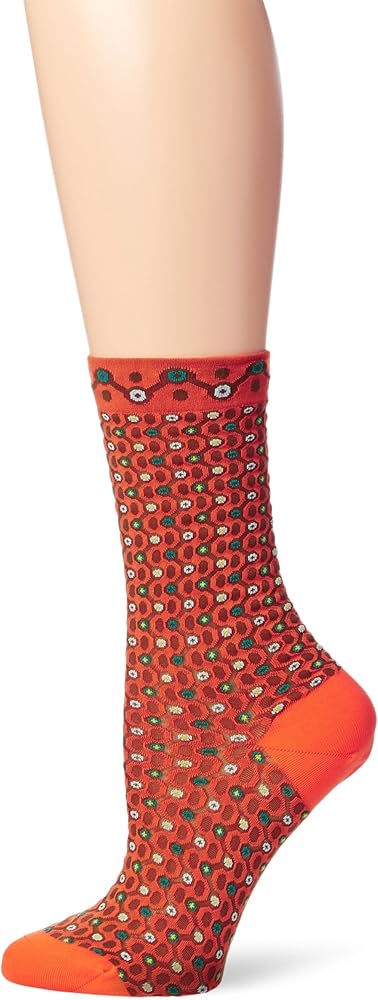 Ozone Women's Japanese Crescent Waves Crew Sock