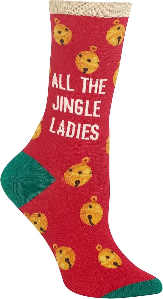 Hot Sox Women's Winter Holiday Fun Crew Socks-1 Pair Pack-Cute & Funny Gifts-Christmas and More