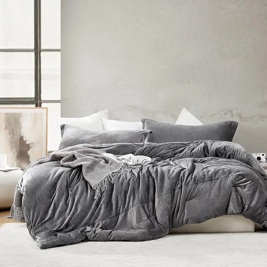Byourbed Love Thick - Desirable Coma Inducer® Oversized King Comforter Set - Forbidden Gray