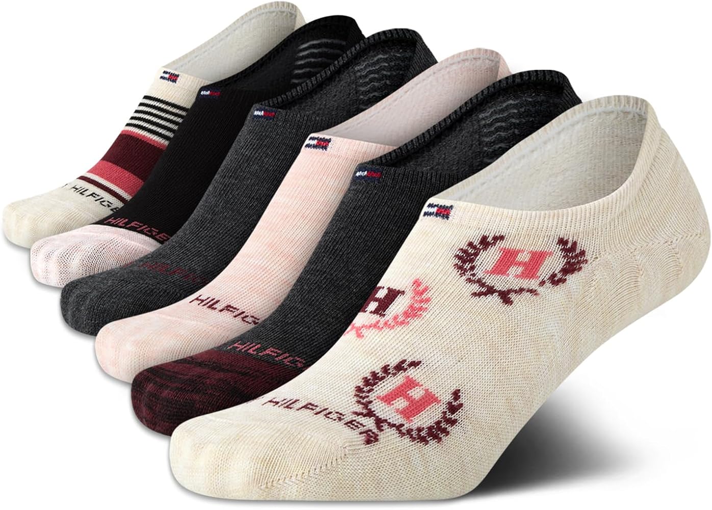 Tommy Hilfiger Women's Socks - Lightweight Ultra No Show Liners (6 Pack)