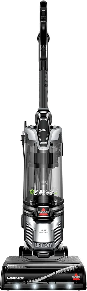 Bissell MultiClean Allergen Lift-Off Pet Compact Upright Vacuum with HEPA Filter Sealed System, 31259