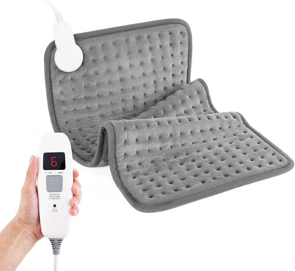 Portable Heating Pad for Back Pain Relief 12x24inch Heating Pad Electric for Period Cramps,Neck,Shoulders,Animal,Auto Shut Off,Thankgiving Christmas Birthday Gift Heat Pads for Women Mom Wife