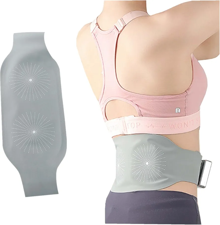 Heating Pad for Cramps - Portable Cordless Menstrual Heating Pad, Period Pain Relief Heating Pad, 6 Techniques with 9 Levels of Force Call Up Exclusive Massage Mode, Ideal Gifts for Women, Girls (A)