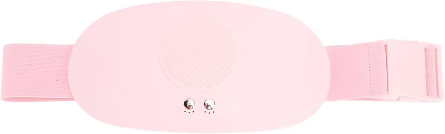 Portable Cordless Heating Pad Portable Cordless Menstrual Heating Pad Electric Waist Belt Device with 5 Heat Levels 7 Vibration Massage Modes P53