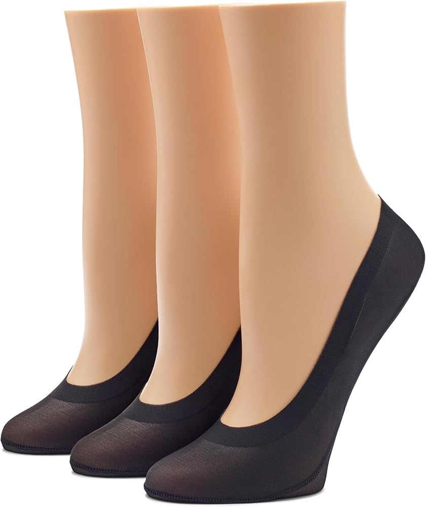 HUE Women's Perfect Edge Liner, 3 Pair Pack