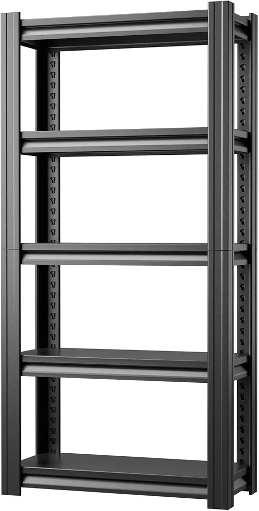 72.1" H Garage Storage Shelves Heavy Duty Shelving Units and Storage Loads 2200LBS,Utility Shelf Rack,Industrial Shelving for Garage,Warehouse,Workshop,Basement,Repair,Requires Installation